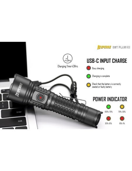linterna caza speras EST Plus Kit 2100 Lumens