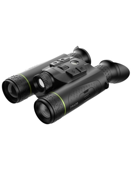 PIXFRA Draco D335-4K LRF prismáticos térmicos multispectrales 4 en 1 con visión nocturna y telémetro láser