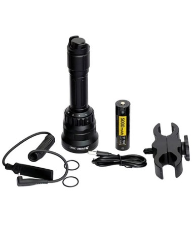Linterna Speras TH4 con 3 led + IR Kit de caza