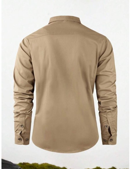 Camisa manga larga Safari Beige