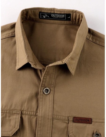 Camisa manga larga Safari Beige