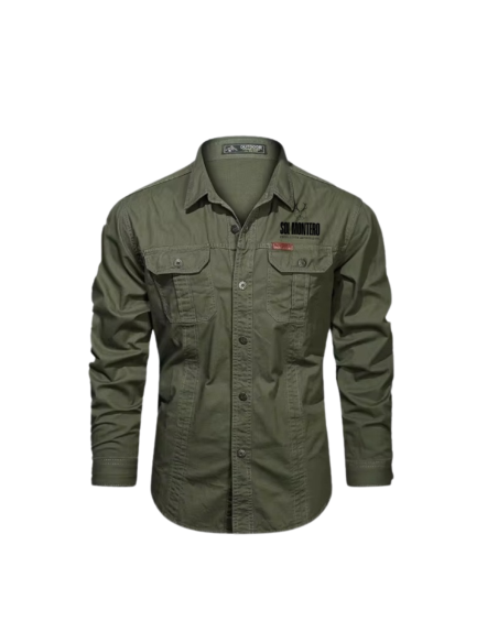 Camisa manga larga Safari Verde