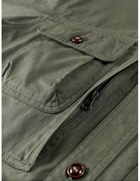 Camisa manga larga Safari Verde